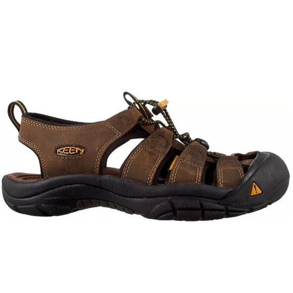 Keen Kids Brown Newport Outdoor Sport Active Leather Textile Sandals Size 3 - Picture 1 of 10